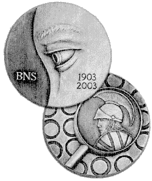 BNS centenary medal